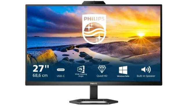 Este monitor es ideal para teletrabajar y está en oferta: incorpora  altavoces y una webcam compatible con Windows Hello