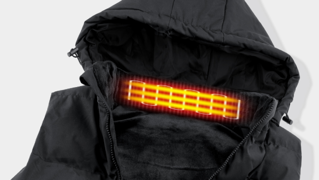 Chaleco calefactable para mujer con 4 zonas de calentamiento, chaqueta  calefactora para el cuello Carga USB