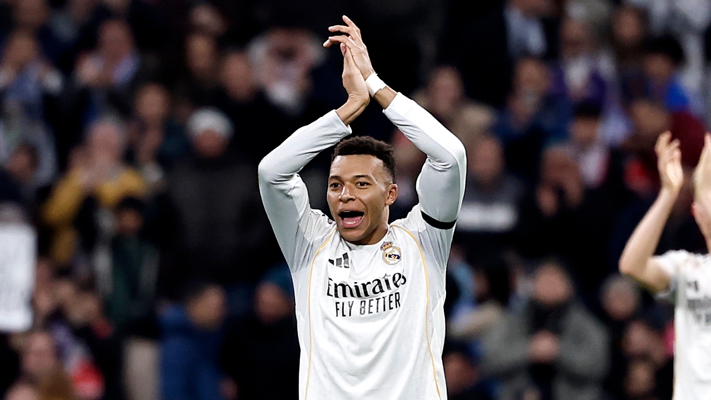 20/01/26 PARTIDO JORNADA 7 CHAMPIONS LEAGUE 
REAL MADRID - MONACO 
ALEGRIA GOL 5-0 VINICIUS JR 
KYLIAN MBAPPE DEAN HUIJSEN