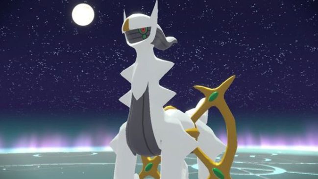 Arceus confronts Palkia, Dialga, and Giratina [Pokémon Legends: Arceus] 