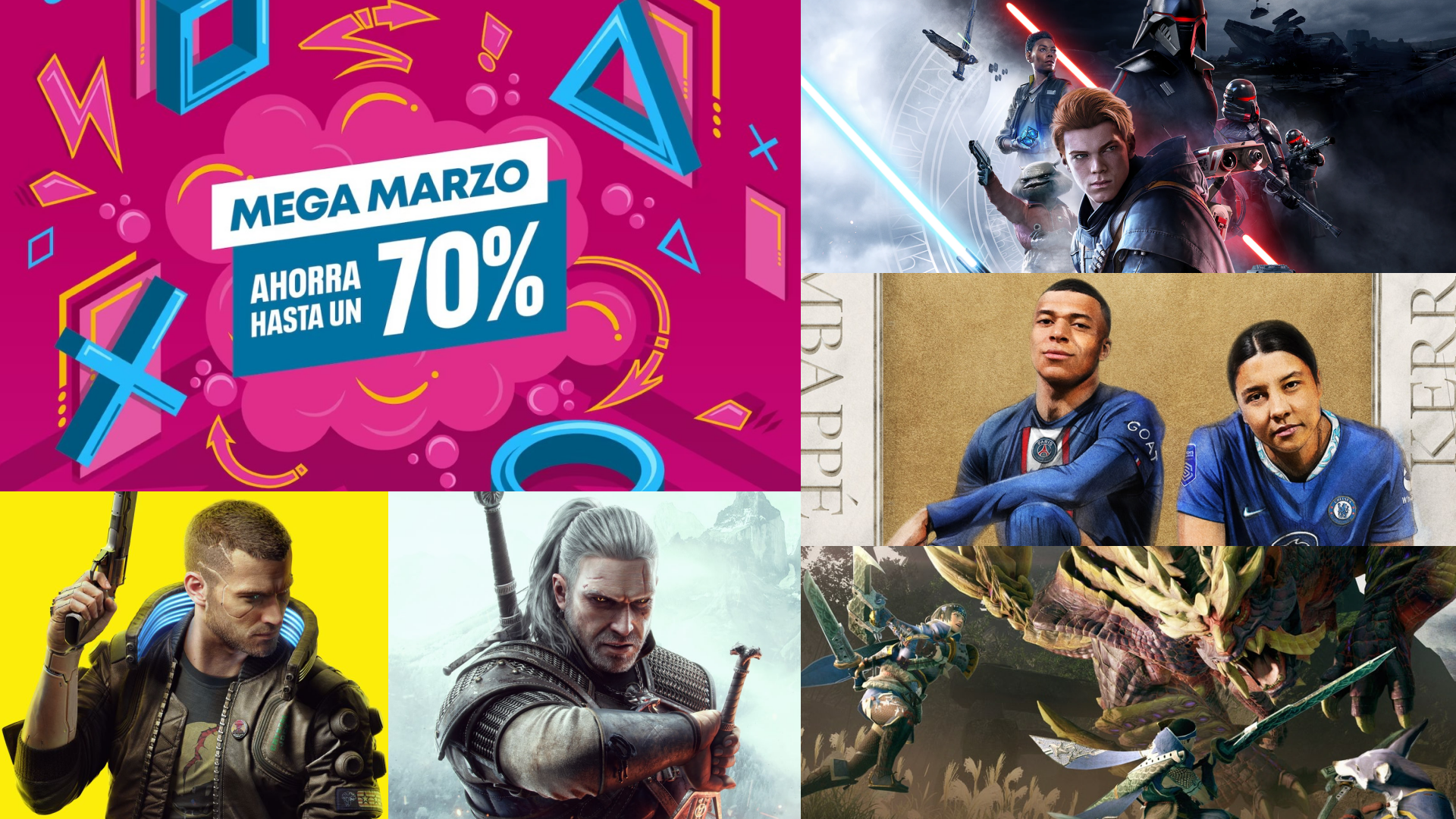 Mega marzo en PS5 y PS4: descuentos en juegazos actuales ya disponible