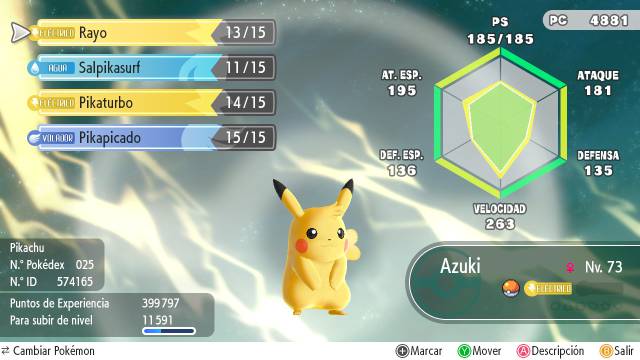 Análisis de Pokémon Let's Go Pikachu! y Eevee! para Nintendo