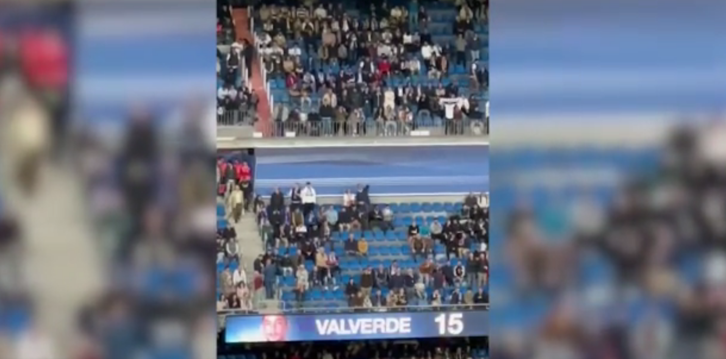 Había expectación y no defraudó: la reacción del Bernabéu cuando sonó el nombre de Valverde