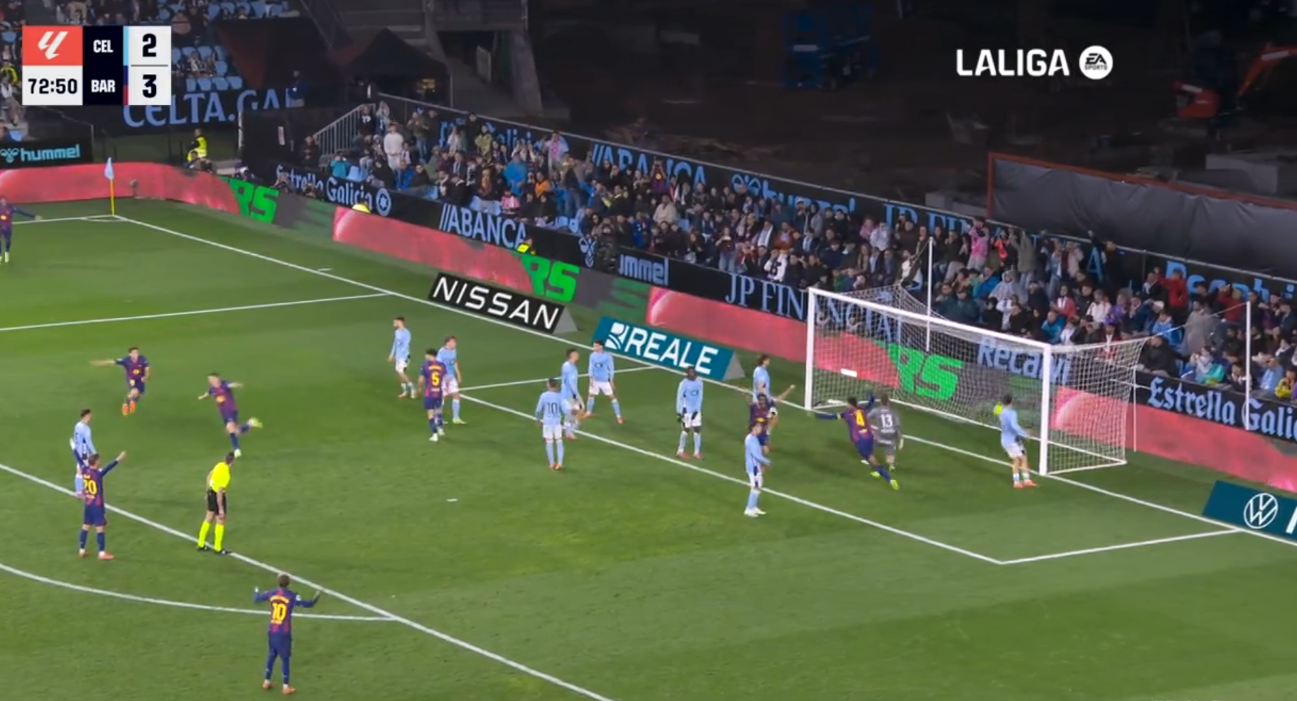 El golazo de Lewandoski para sentenciar y una reacción de Lamine Yamal muy especial