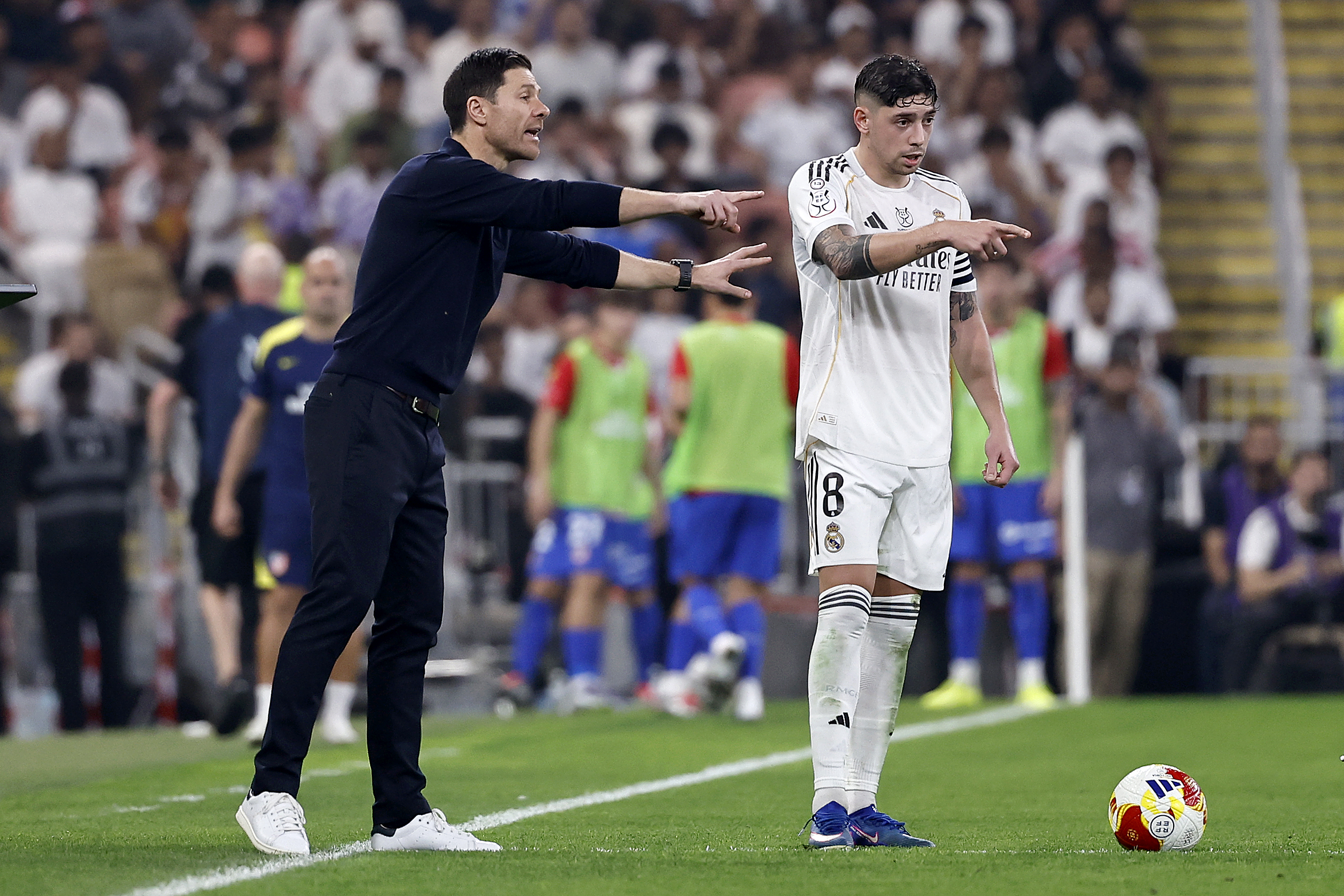 08/01/26 SUPERCOPA DE ESPAÑA 2026 JEDDAH
PARTIDO SEGUNDA SEMIFINAL
ATLETICO DE MADRID - REAL MADRID
XABI ALONSO ENTRENADOR FEDE VALVERDE