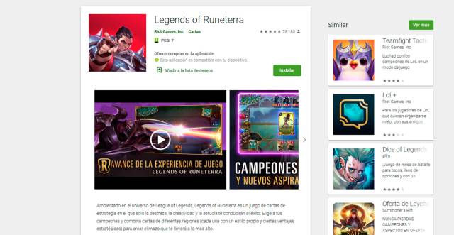 Legends of Runeterra: requisitos mínimos en móviles iOS y Android -  Meristation