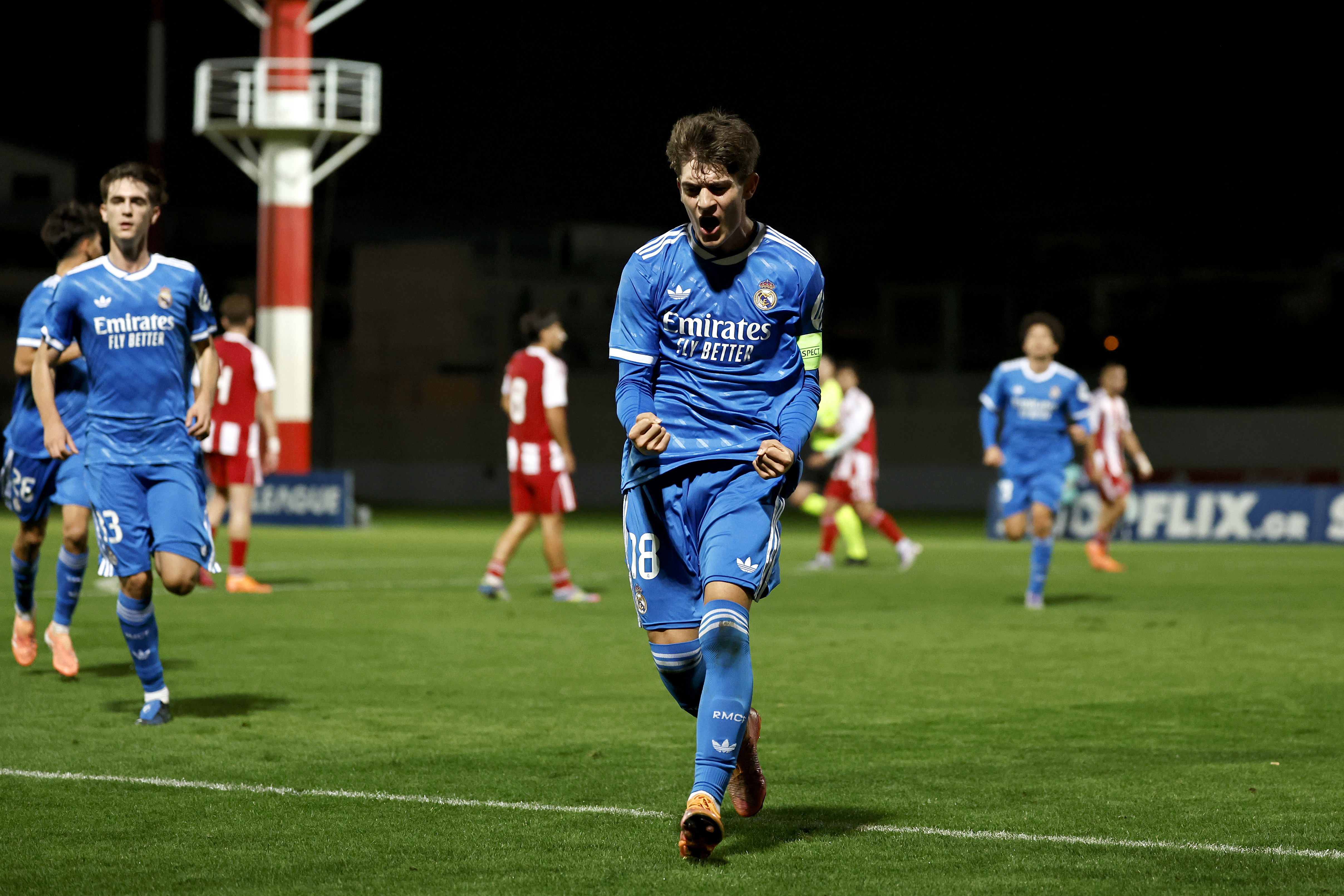26/11/25 PARTIDO JORNADA 5 UEFA YOUTH LEAGUE
OLYMPIAKOS - REAL MADRID
ALEGRIA GOL PENALTI 0-2 DIEGO BETO