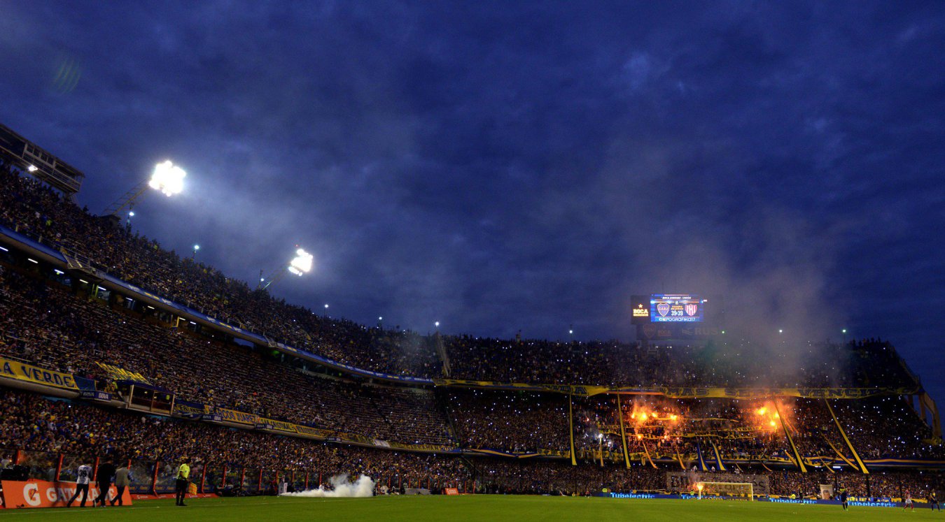 La Bombonera lights up as Boca Juniors celebrate league win - AS USA