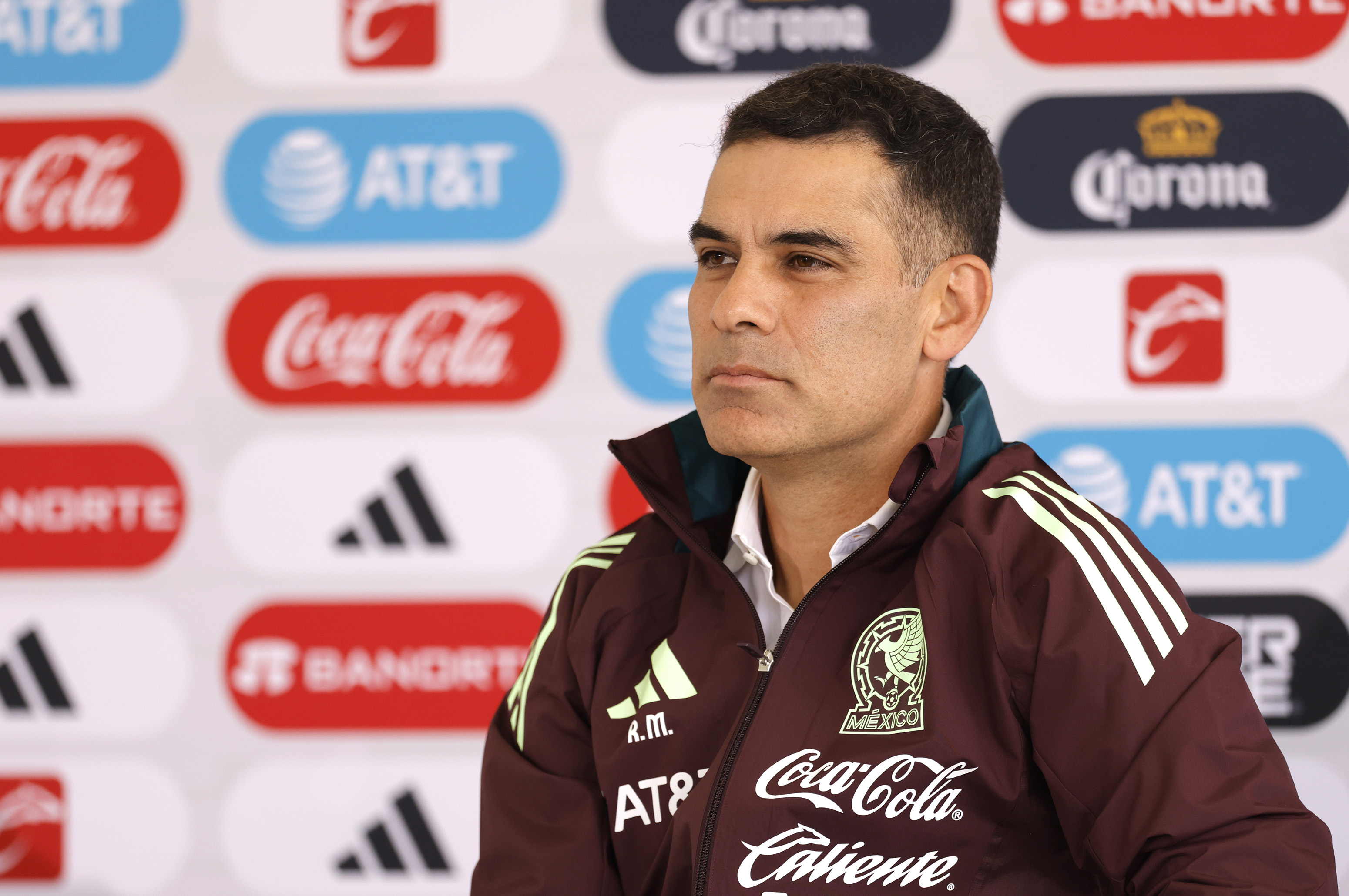 Rafa Márquez, durante una rueda de prensa.