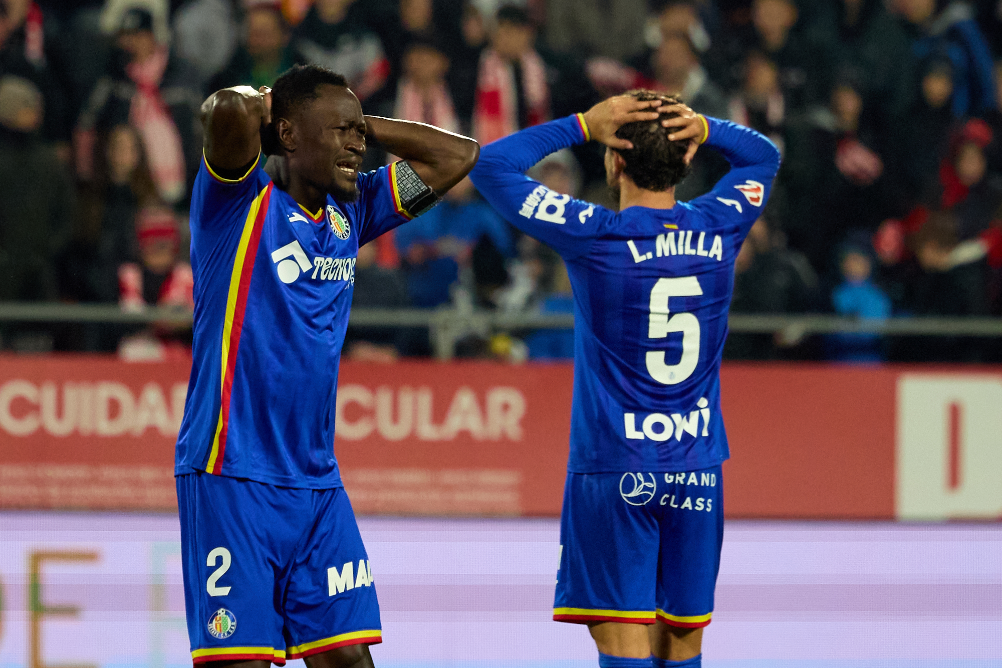 26/01/26  PARTIDO PRIMERA DIVISION JORNADA 21 
GIRONA - GETAFE 
DJENE LUIS MILLA TRISTEZA