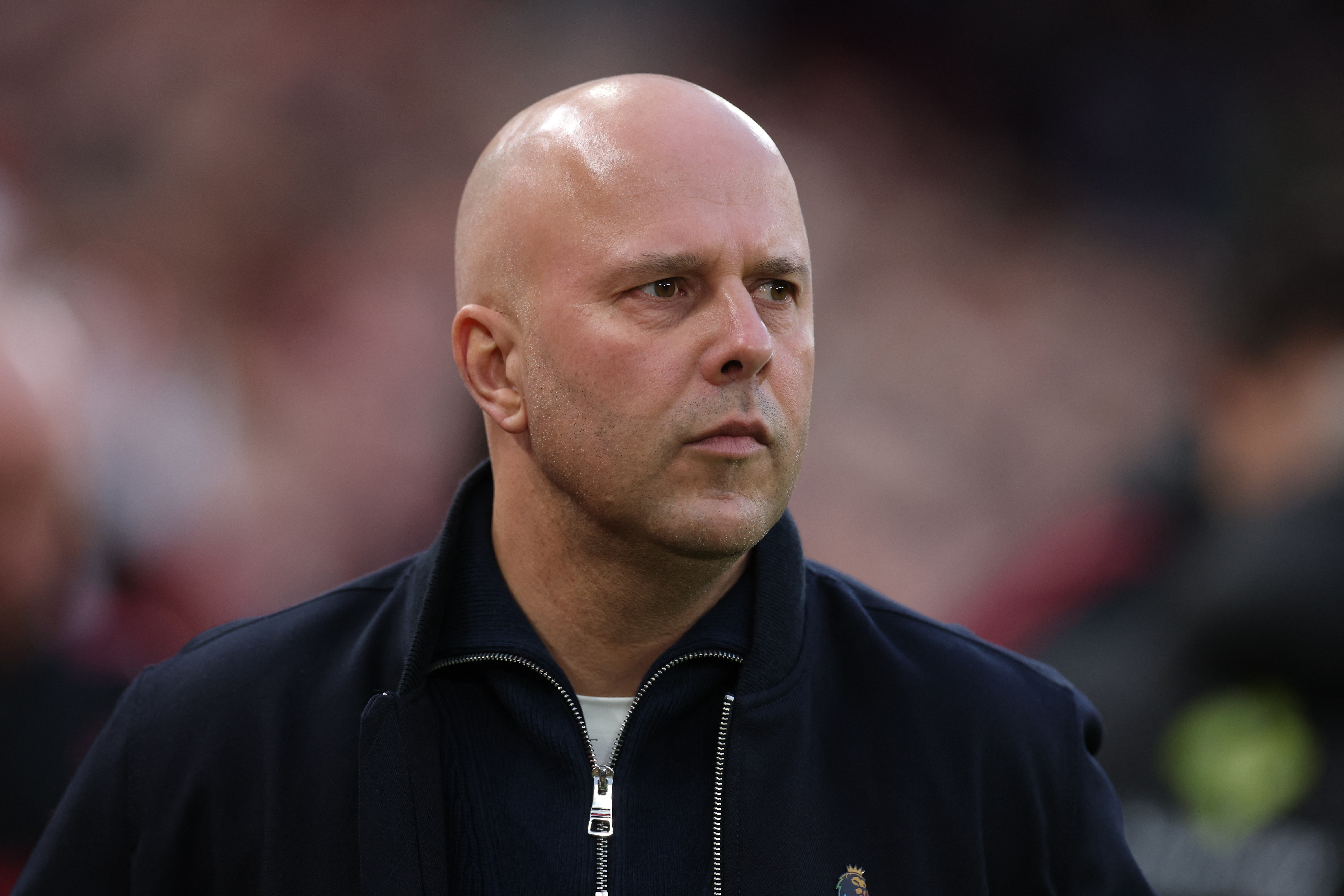Soccer Football - Premier League - Liverpool v Manchester City - Anfield, Liverpool, Britain - February 8, 2026 Liverpool manager Arne Slot before the match REUTERS/Phil Noble EDITORIAL USE ONLY. NO USE WITH UNAUTHORIZED AUDIO, VIDEO, DATA, FIXTURE LISTS, CLUB/LEAGUE LOGOS OR 'LIVE' SERVICES. ONLINE IN-MATCH USE LIMITED TO 120 IMAGES, NO VIDEO EMULATION. NO USE IN BETTING, GAMES OR SINGLE CLUB/LEAGUE/PLAYER PUBLICATIONS. PLEASE CONTACT YOUR ACCOUNT REPRESENTATIVE FOR FURTHER DETAILS..