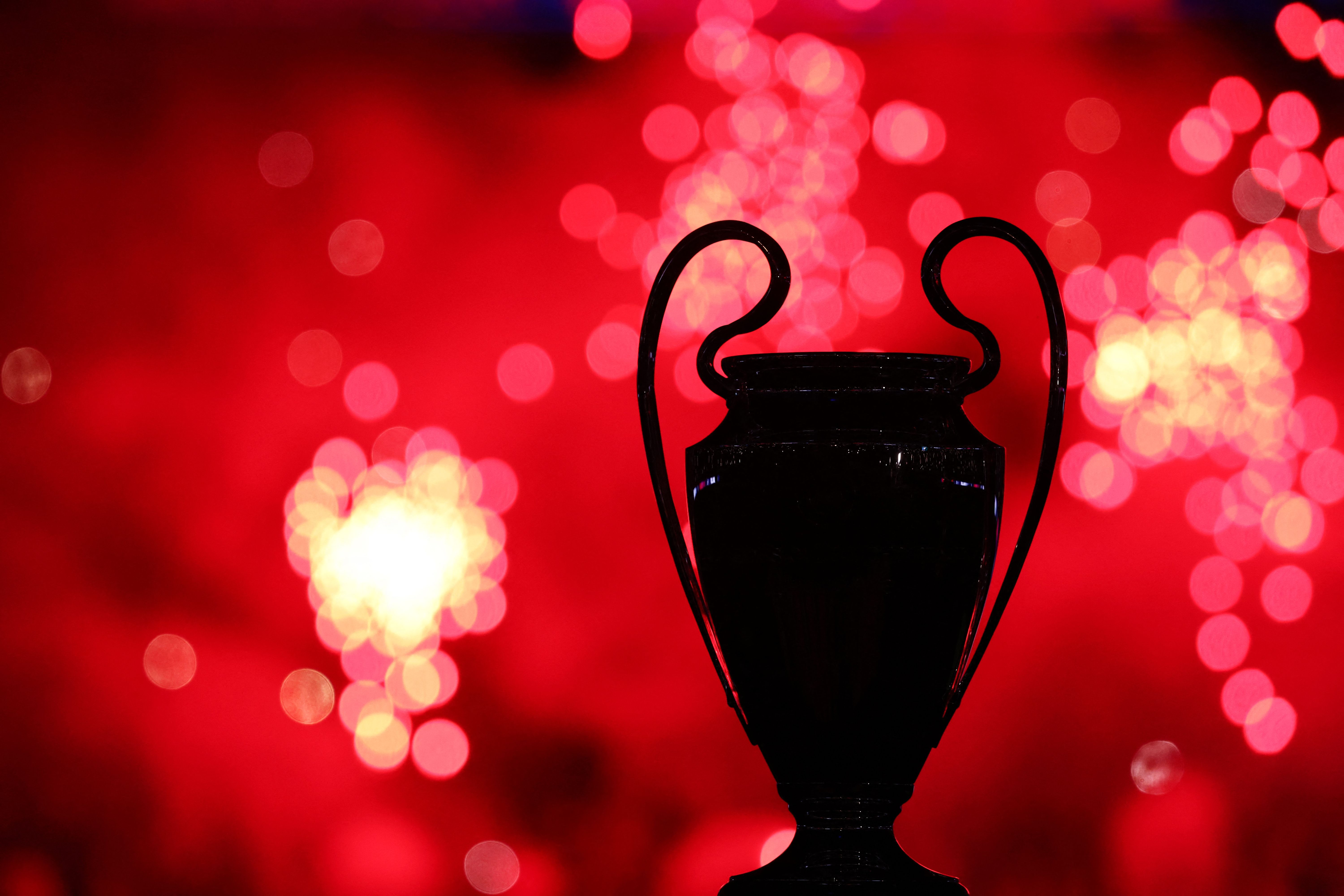 The UEFA Champions League trophy