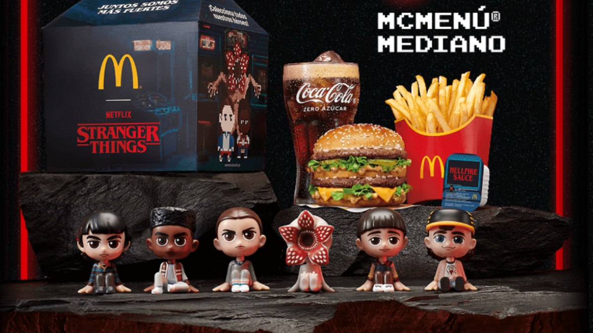 McDonald's Stranger Things Happy Meal promotional image
