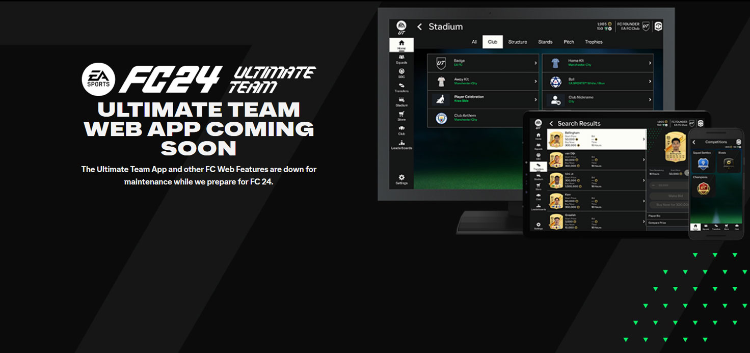 EA SPORTS FC 24 Web App and Companion App: What they are, when