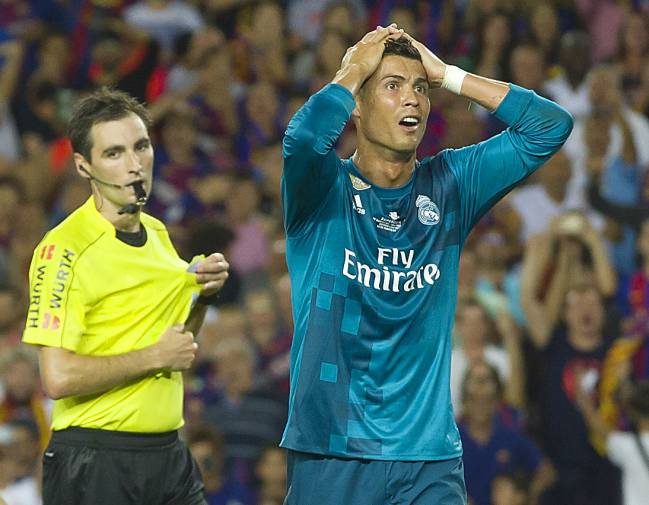 Real Madrid appeal Cristiano Ronaldo yellow card