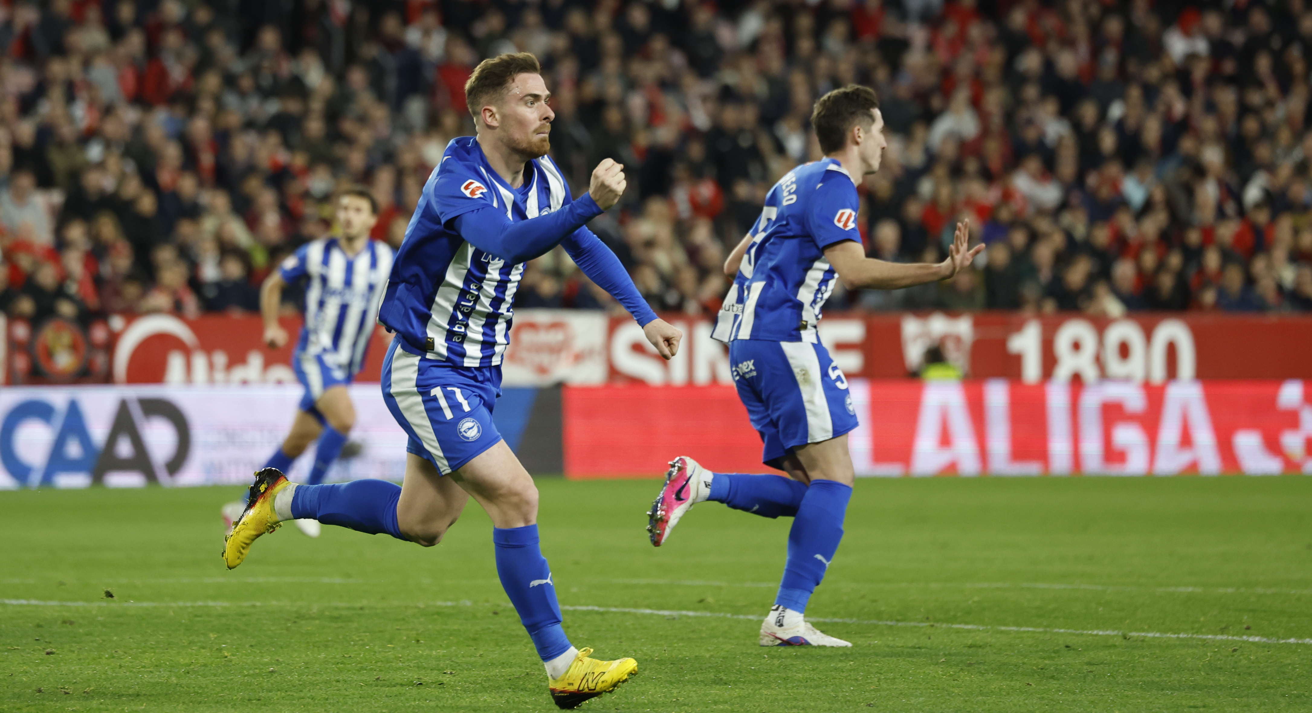 14/02/26 PARTIDO PRIMERA DIVISION
SEVILLA - DEPORTIVO ALAVES
GOL 1-1 TONI MARTINEZ ALEGRIA