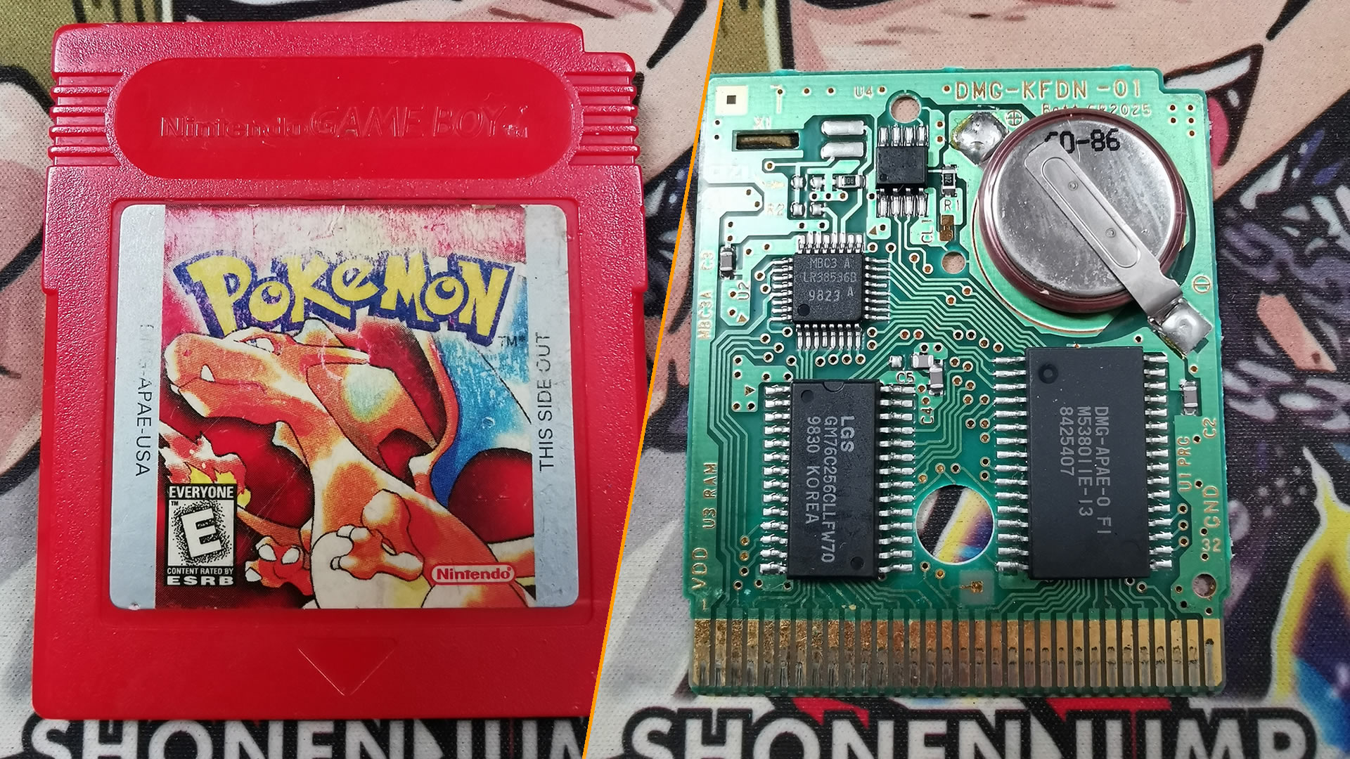 Pila CR2025 para cartuchos Gameboy Pokémon oro/plata