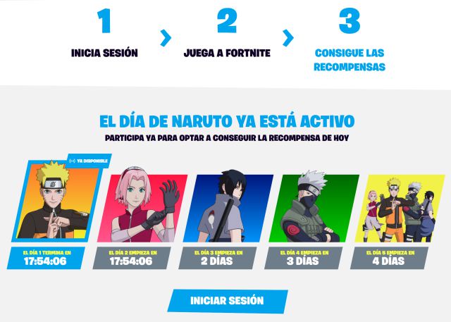 Desafíos de El Nindo de Naruto en Fortnite: cómo conseguir objetos