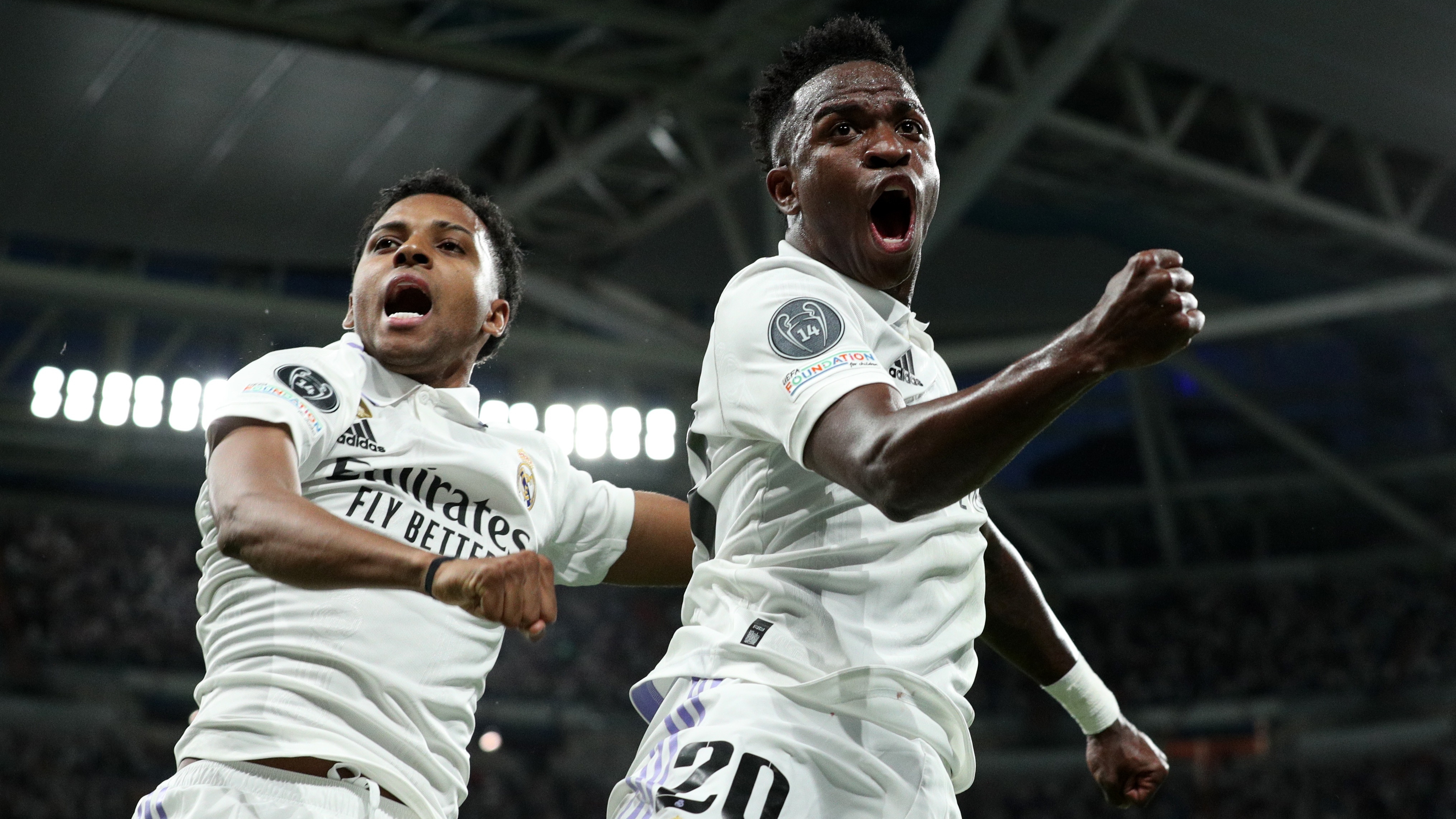 Vinicius y Rodrygo, 'locos' ante el City