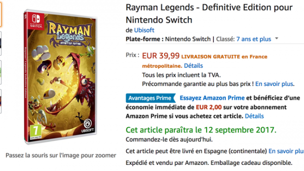Rayman® Legends Definitive Edition para Nintendo Switch - Sitio Oficial de  Nintendo para Mexico