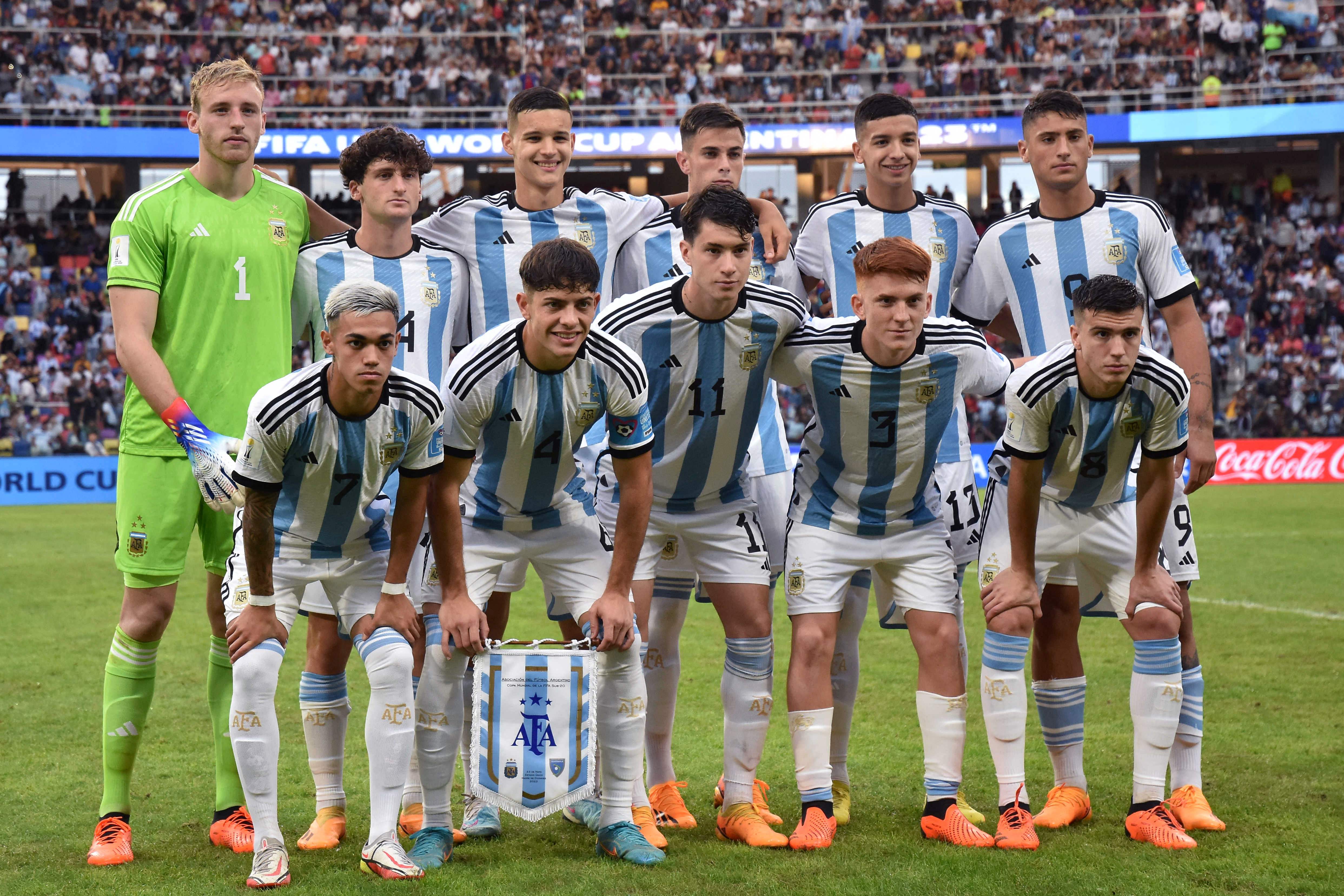 Formación posible de Argentina ante Nigeria en los octavos de final del Mundial sub 20