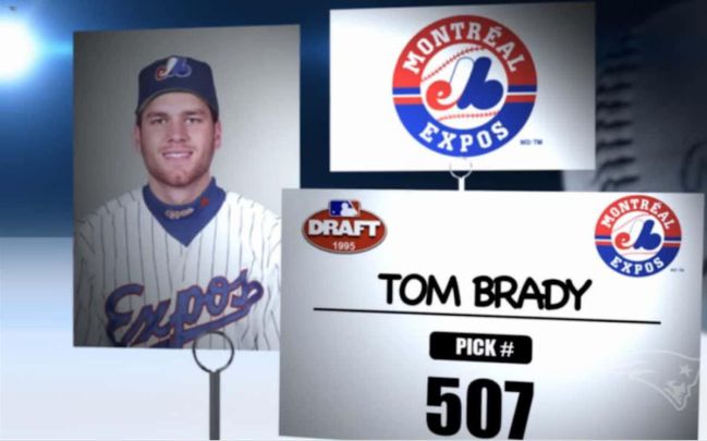 Tom Brady 1995 MLB Draft Montreal Expos Custom Card - Sports Trading Cards, Facebook Marketplace