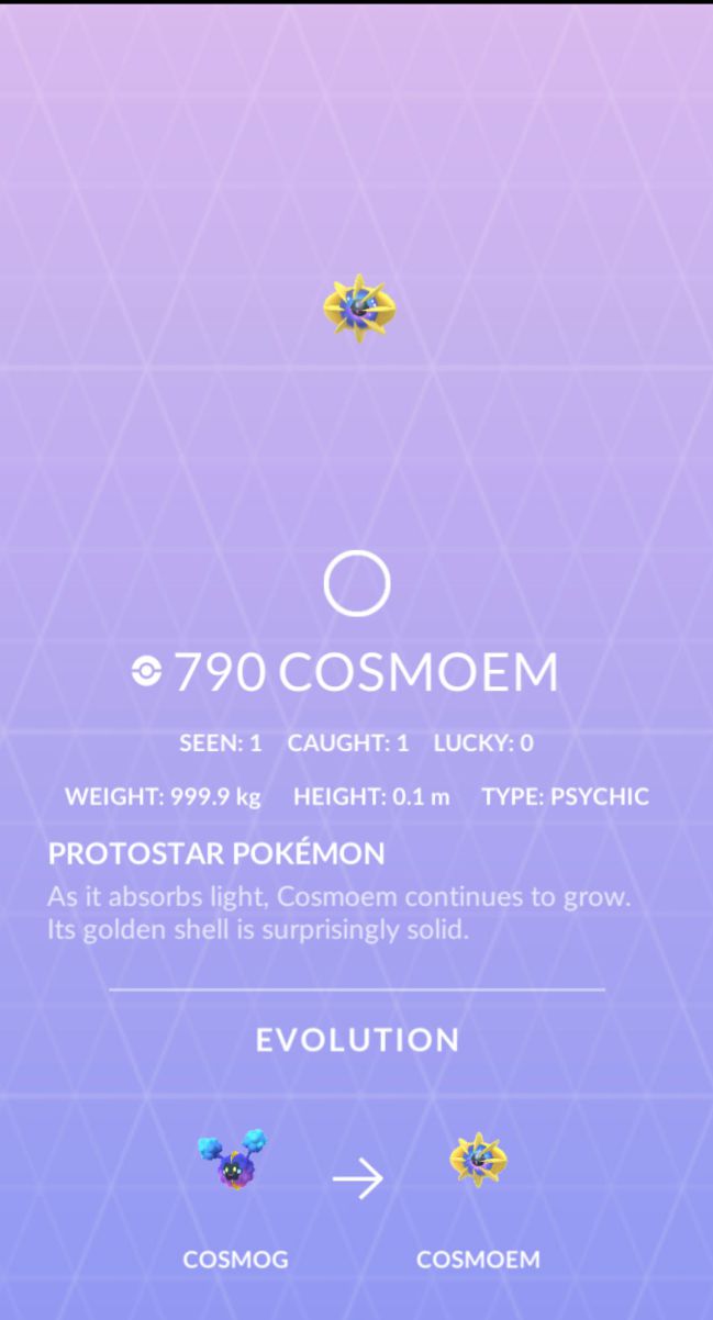 Solgaleo  Pokédex