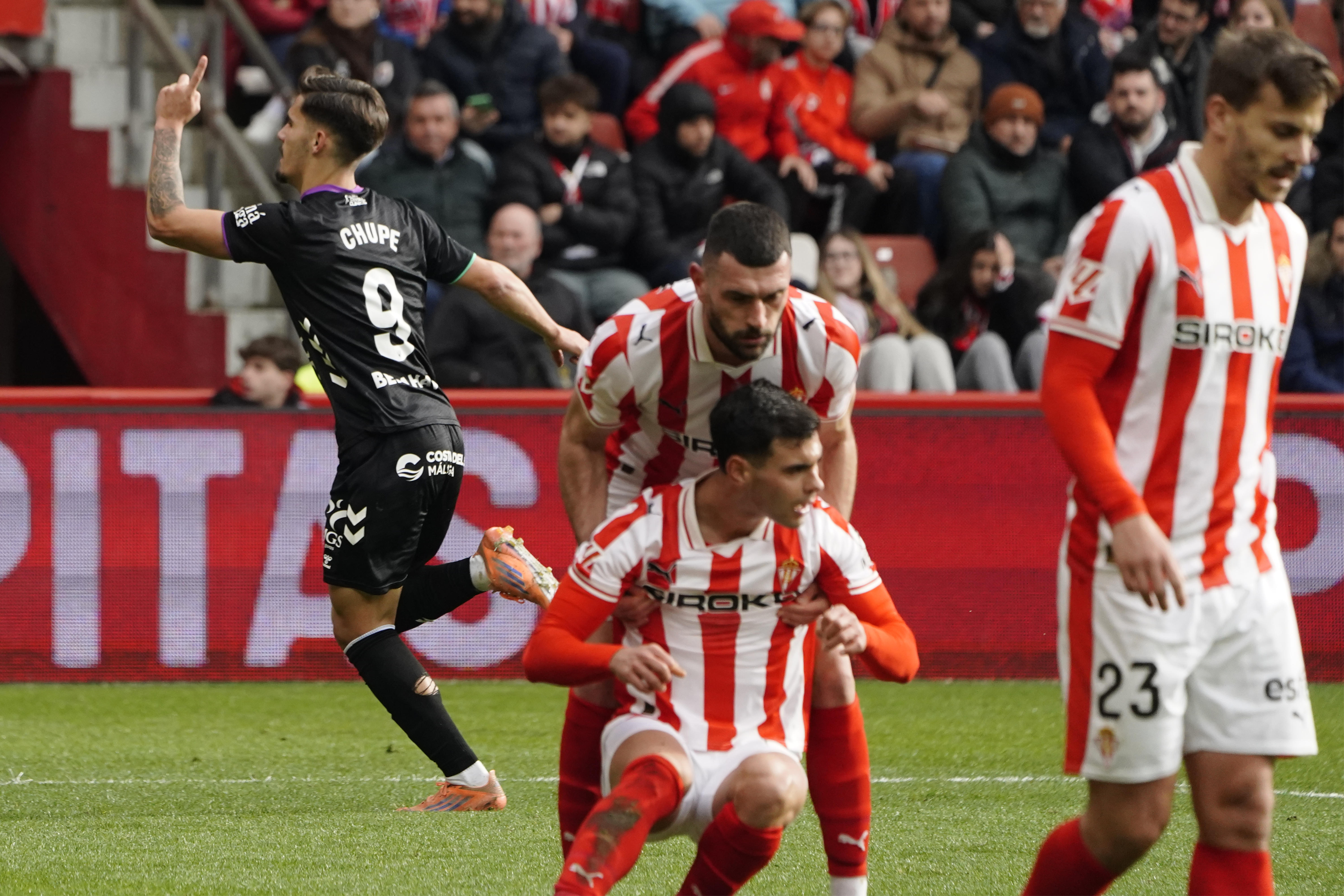 El Málaga le tiene tomada la medida a El Molinón-Quini