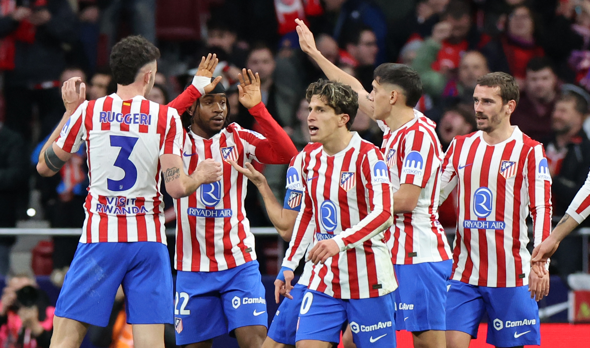 LOOKMAN GIULIANO RUGGERI GRIEZMANN Y MOLINA.