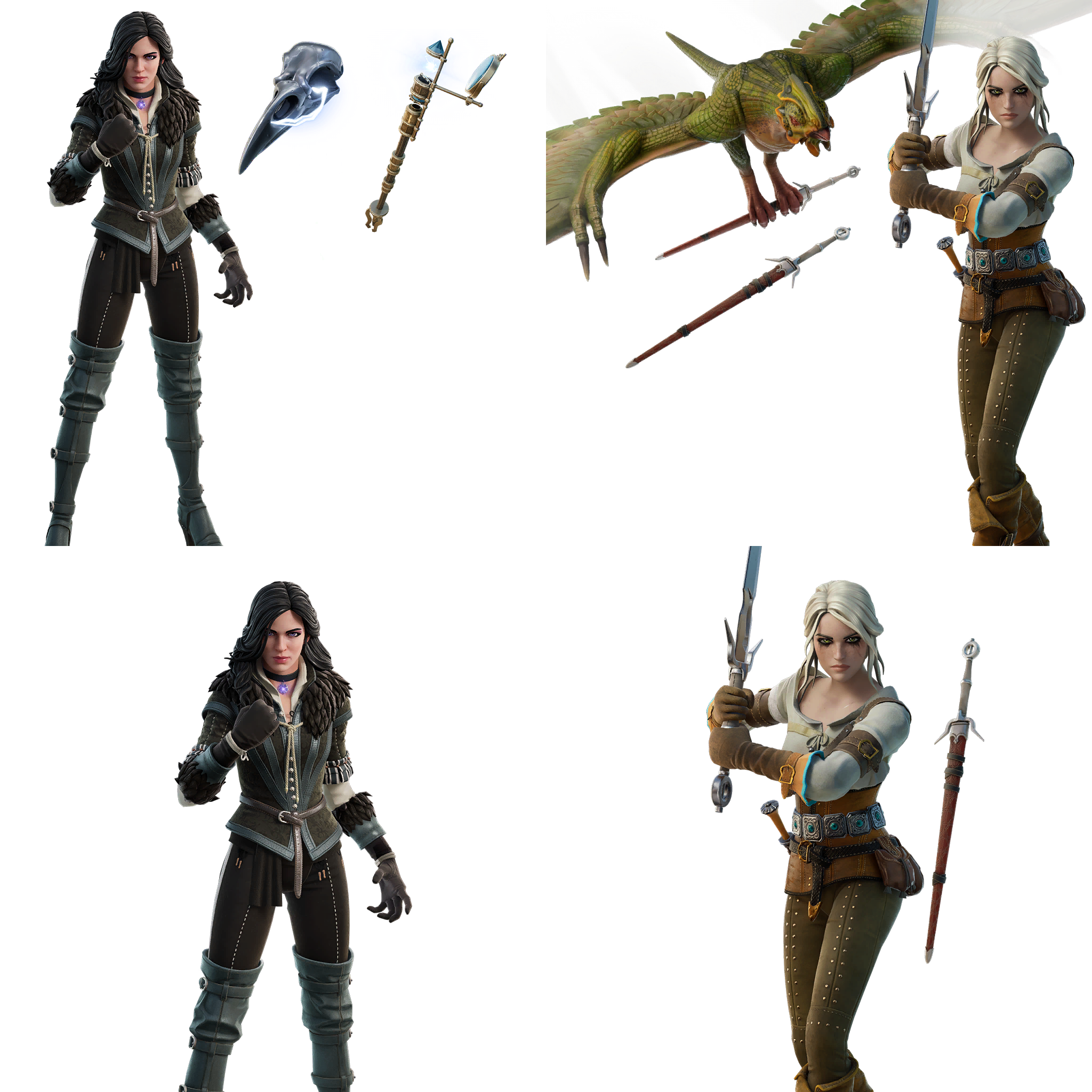 Follow Your Destiny with Ciri and Yennefer of Vengerberg in Fortnite!