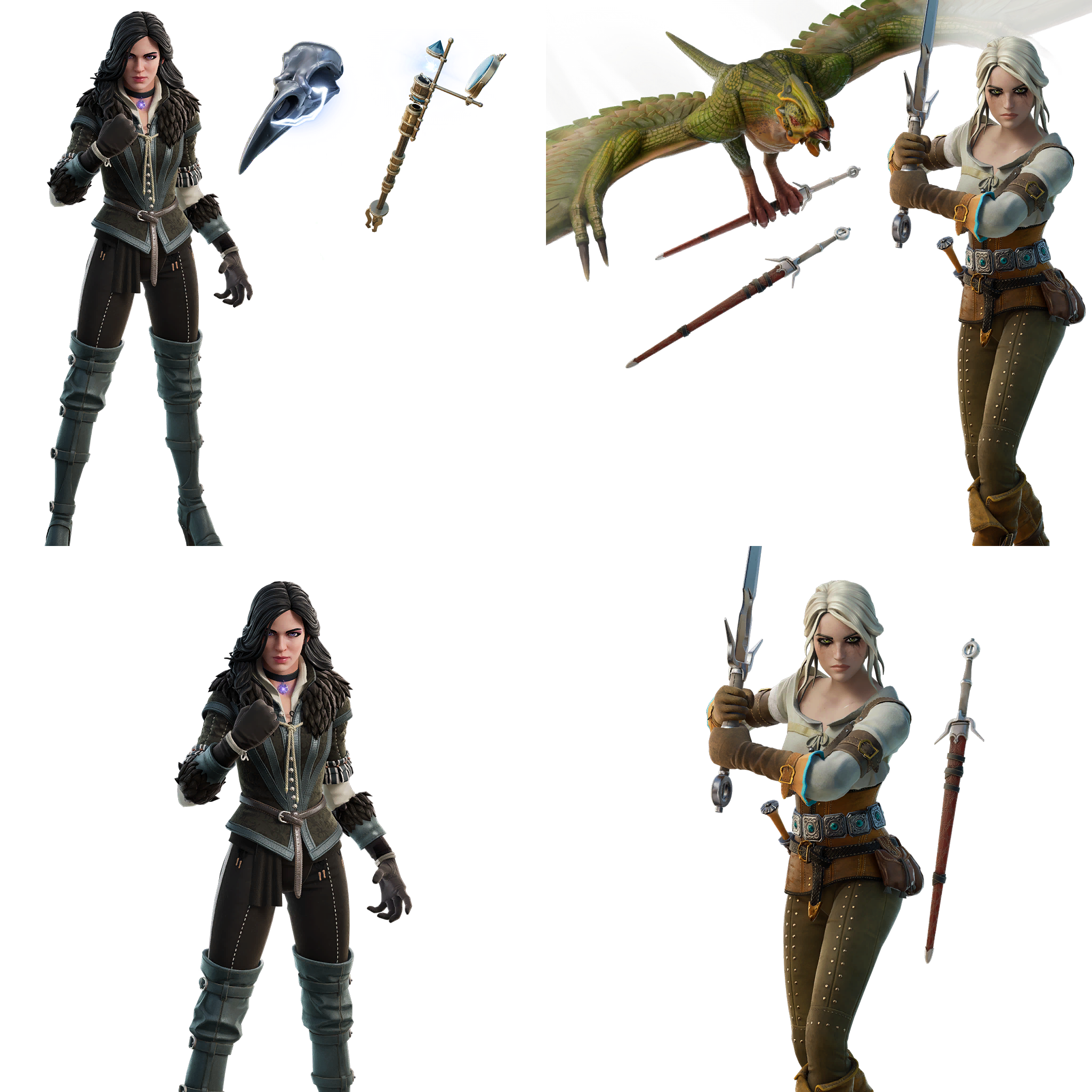 Fortnite gets The Witcher 3's Yennefer and Ciri, but where's Triss? -  Polygon