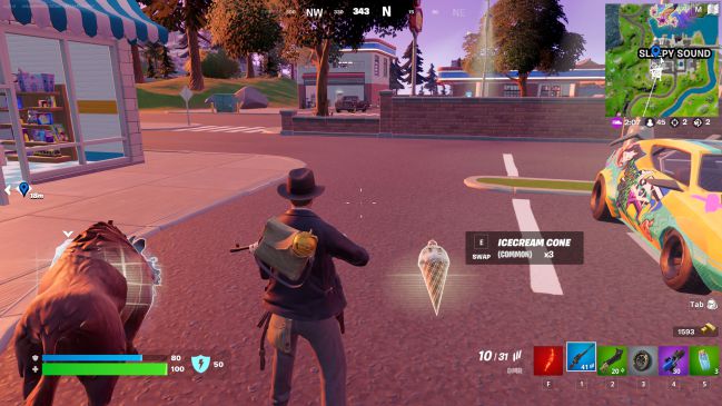 Fortnite ice cream cone locations, how to eat ice cream cones