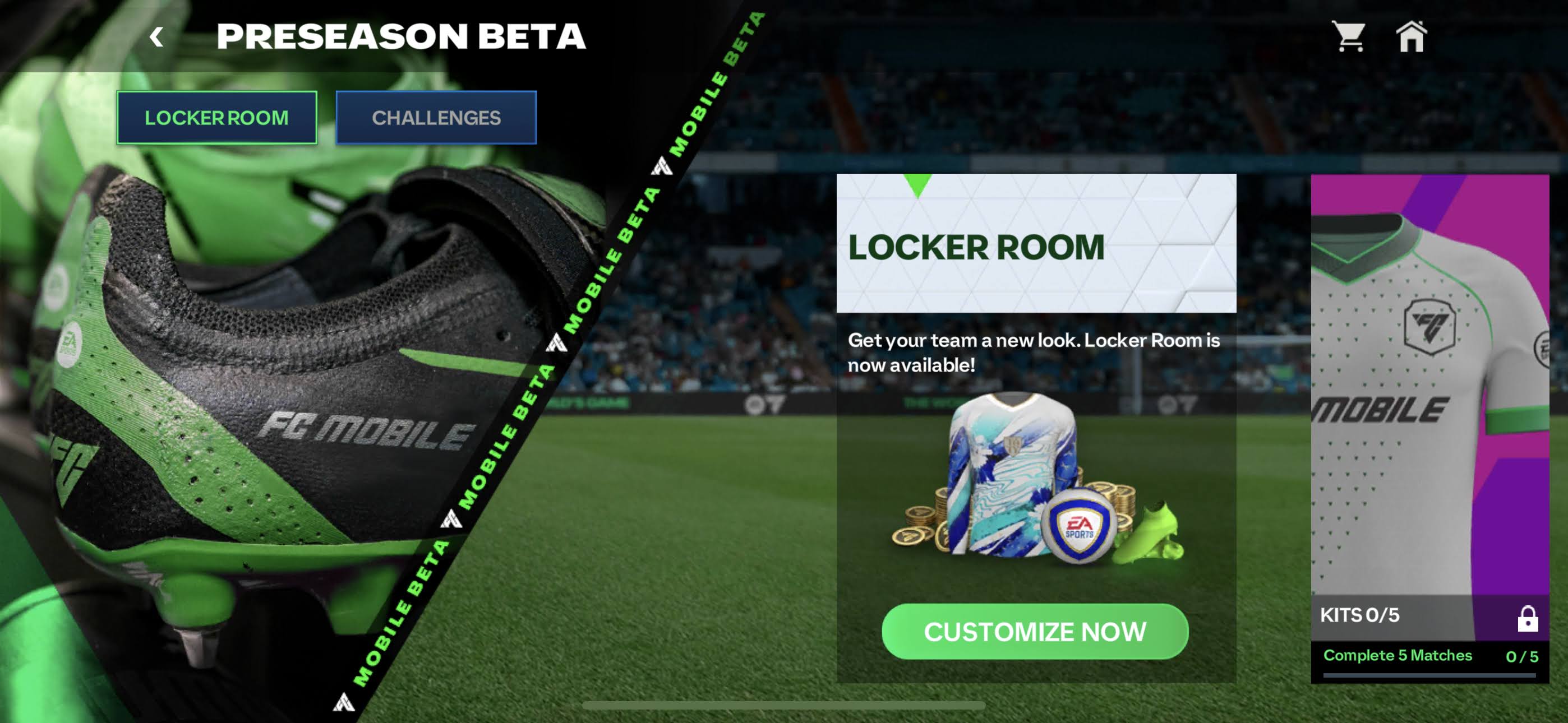 Locker room interface of EA FC Mobile Beta : r/FUTMobile