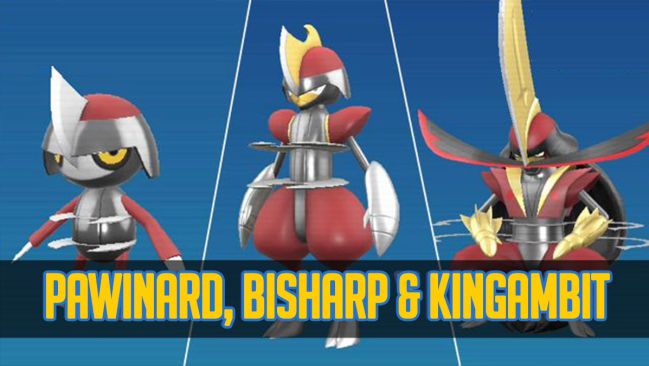 How To Evolve Pawniard Into Bisharp And Kingambit in 'Pokémon