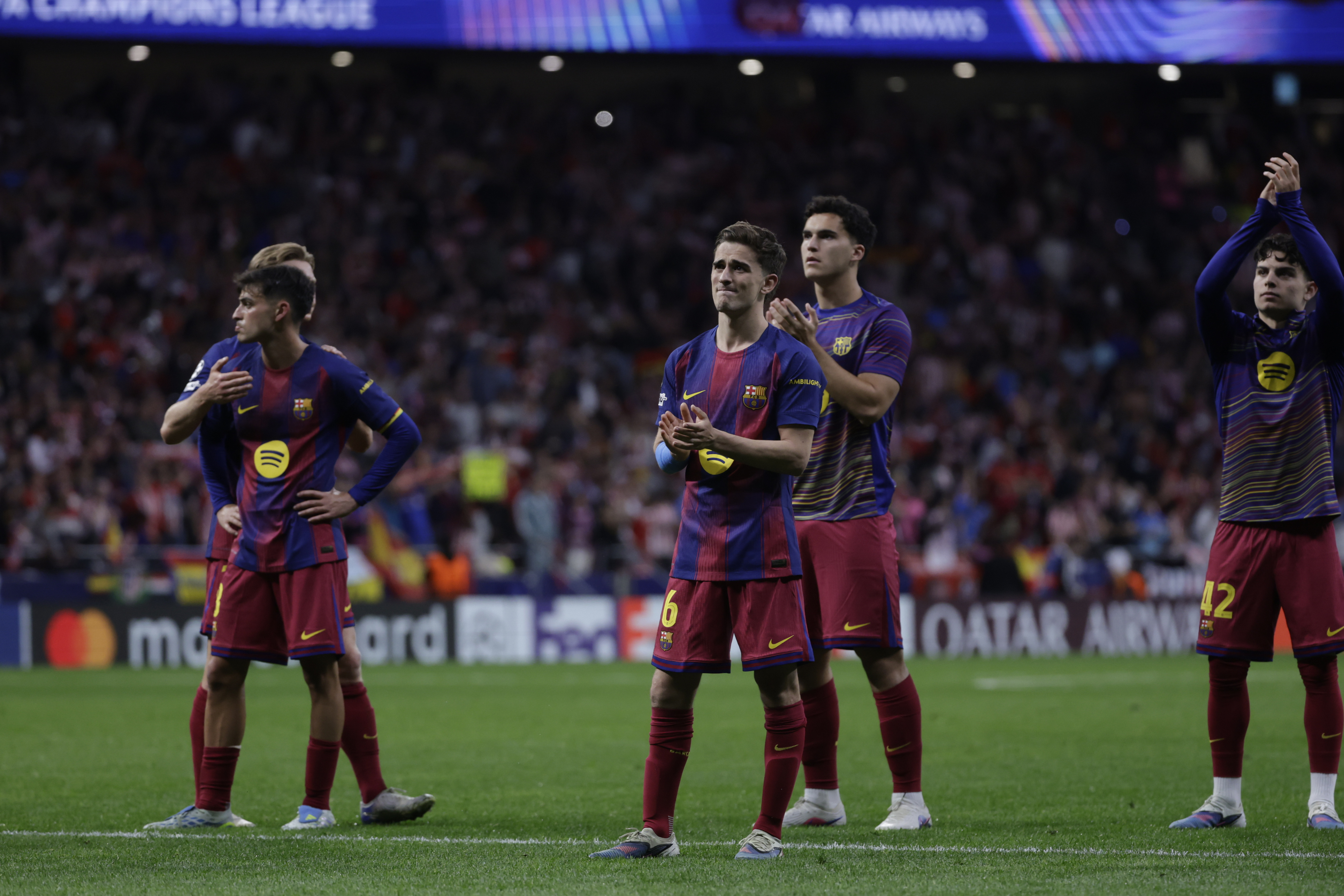 Barcelona players Metropolitano