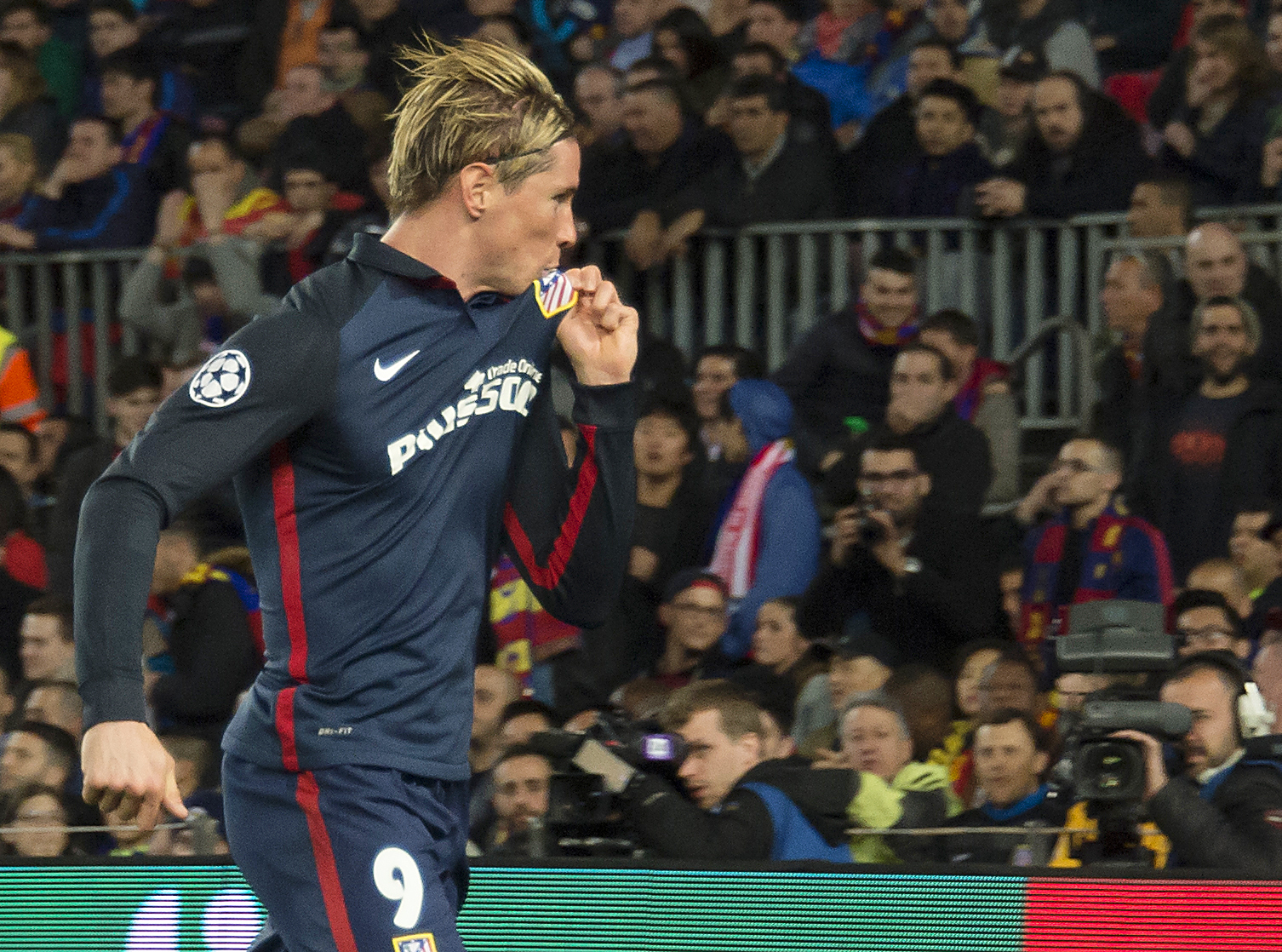 05/04/16 PARTIDO IDA CUARTOS CHAMPIONS LEAGUE
BARCELONA - ATLETICO DE MADRID 
GOL 0-1 FERNANDO TORRES ALEGRIA 
PUBLICADA 08/04/16 NA MA10 3COL
PUBLICADA 08/04/16 NA MA01 PORTADA 1COL

