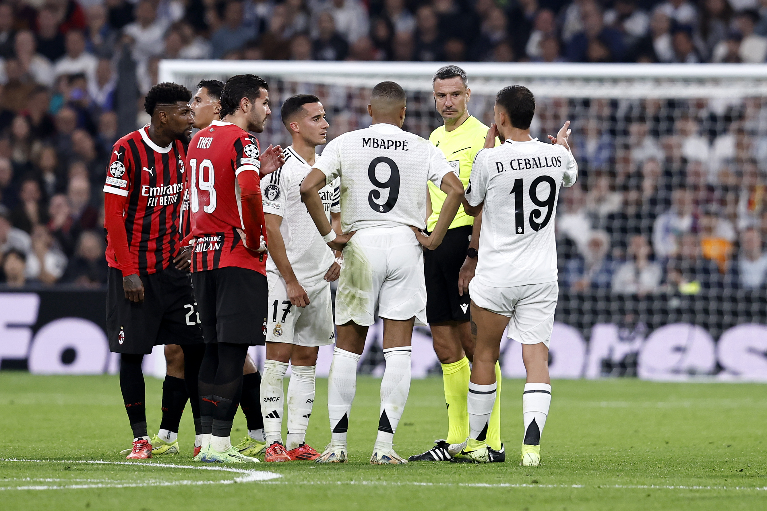 05/11/24 PARTIDO CHAMPIONS LEAGUE 
CUARTA JORNADA FASE LIGA  
REAL MADRID - AC MILAN 
ARBITRO SLAVKO VINCIC GOL ANULADO POR FUERA DE JUEGO A ANTONIO RUDIGER 