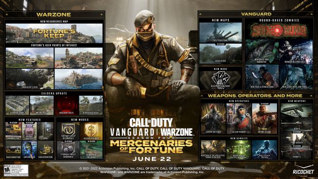 CoD: Vanguard' Season 1 release date, Caldera map, and 'Warzone' integration