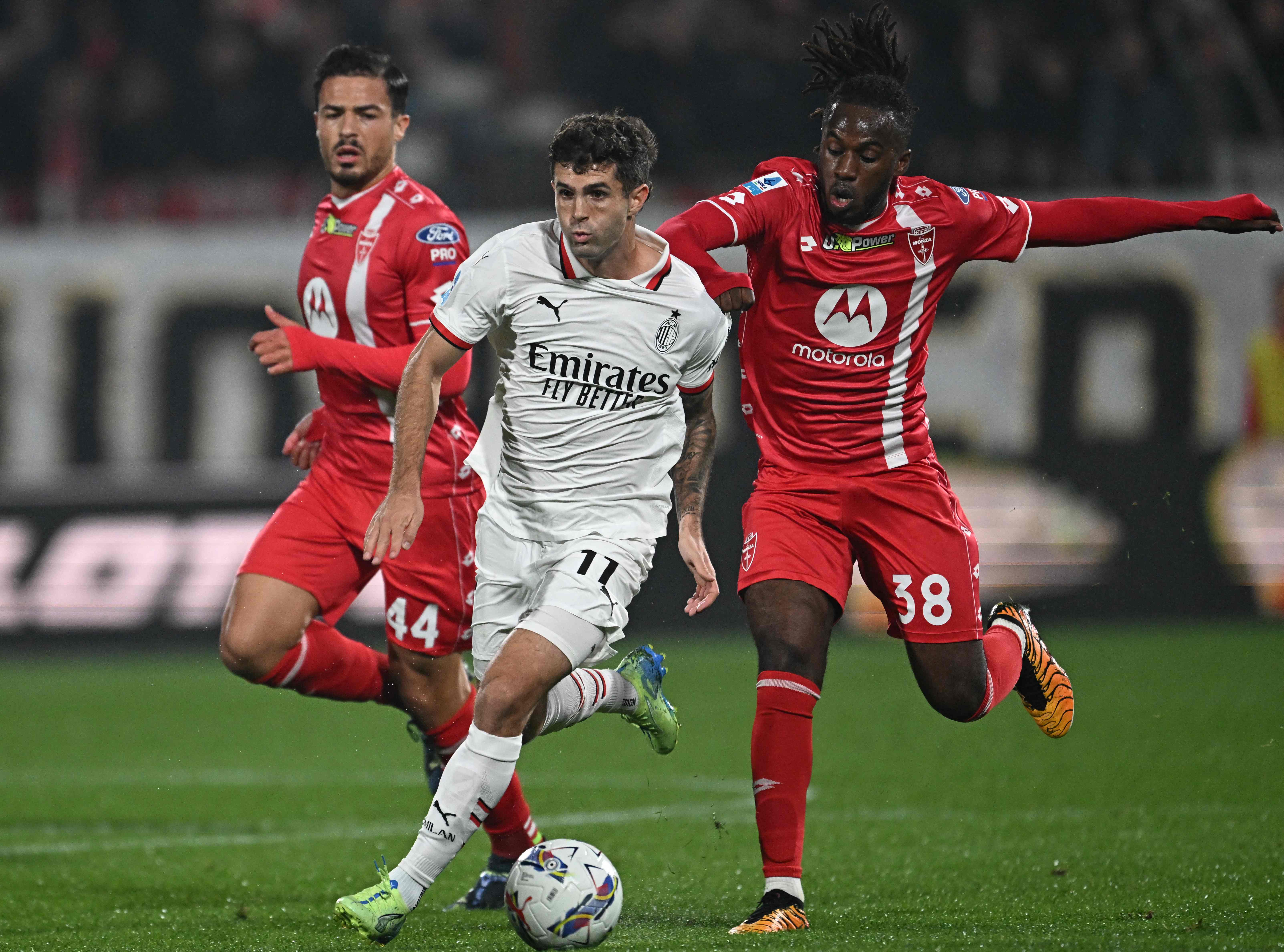 Andrea Carboni, Christian Pulisic y Warren Bondo