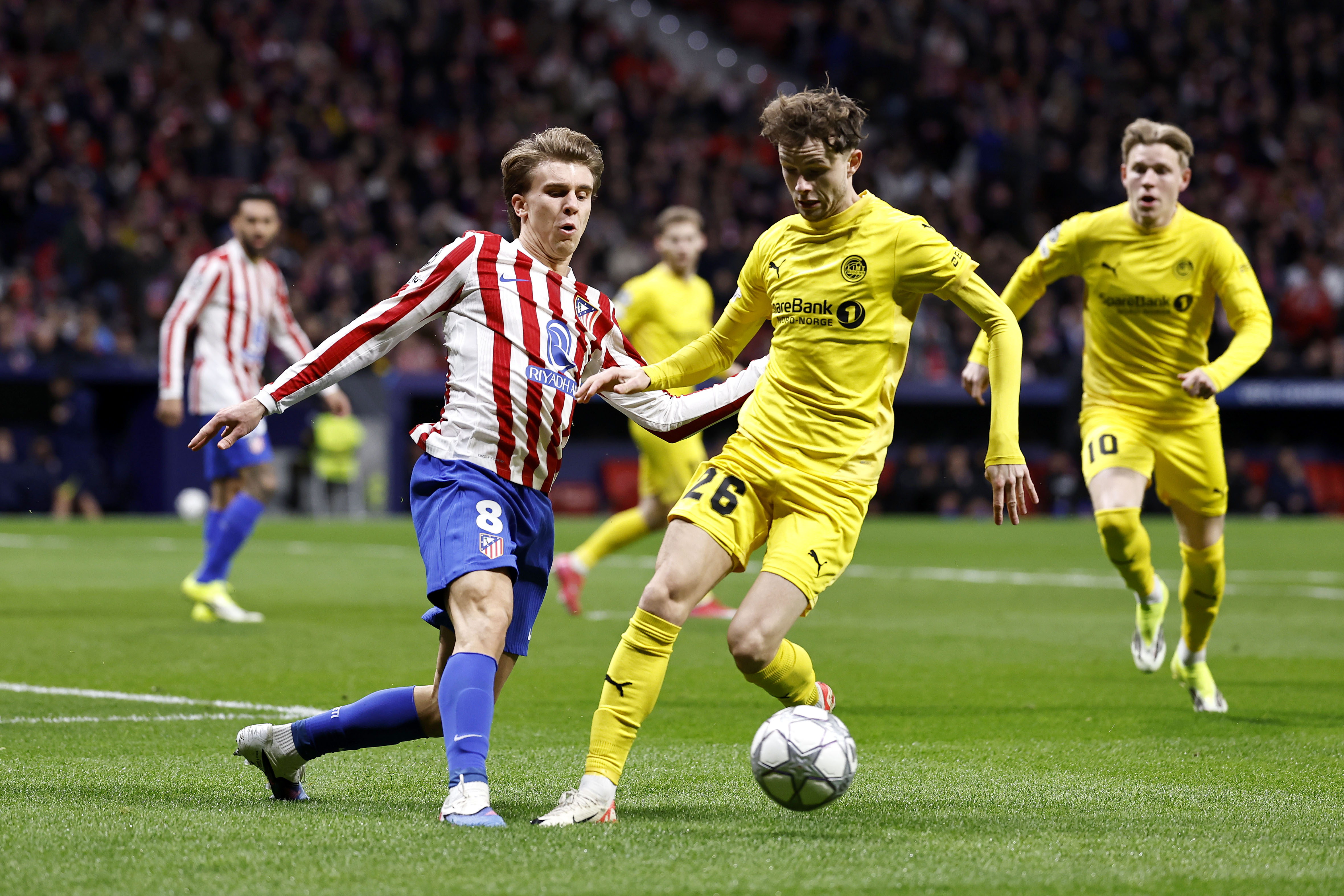 28/01/26 PARTIDO JORNADA 8 CHAMPIONS LEAGUE 
ATLETICO DE MADRID - BODO GLIMT 
PABLO BARRIOS HAKON EVJEN 