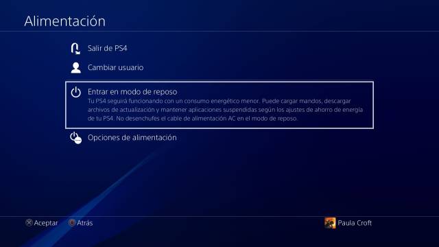 PS4: activar modo reposo para descargar juegos - Meristation