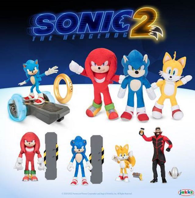 Sonic 2: La Película destapa juguetes y disfraces inspirados en el filme -  Meristation
