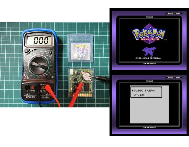 Pila CR2025 para cartuchos Gameboy Pokémon oro/plata