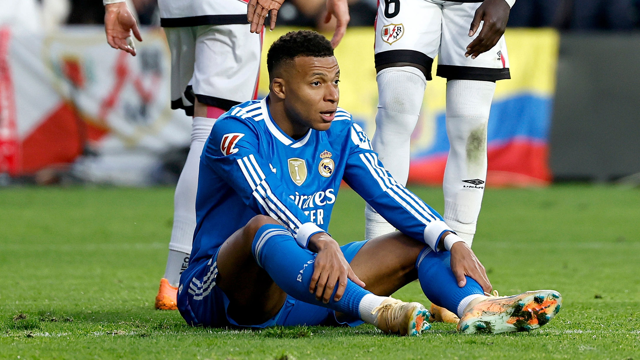 09/11/25 PARTIDO PRIMERA DIVISION 
RAYO VALLECANO - REAL MADRID 
TRISTEZA OCASION KYLIAN MBAPPE PEP CHAVARRIA PATHE CISS 