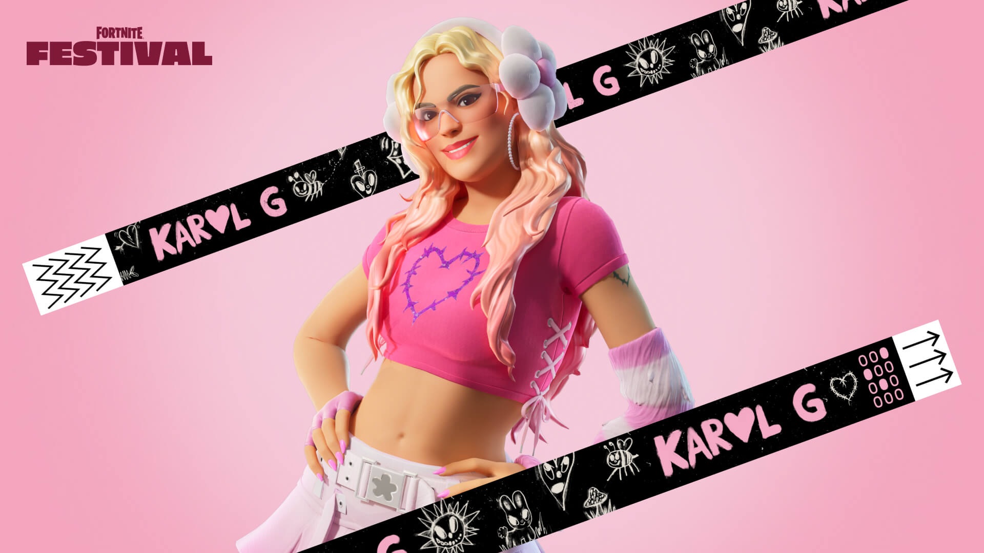 karol g red dress fortnite Fortnite KAROL G CAROLINA Skin GAMEPLAY! (Season 5 Festival Outfit)