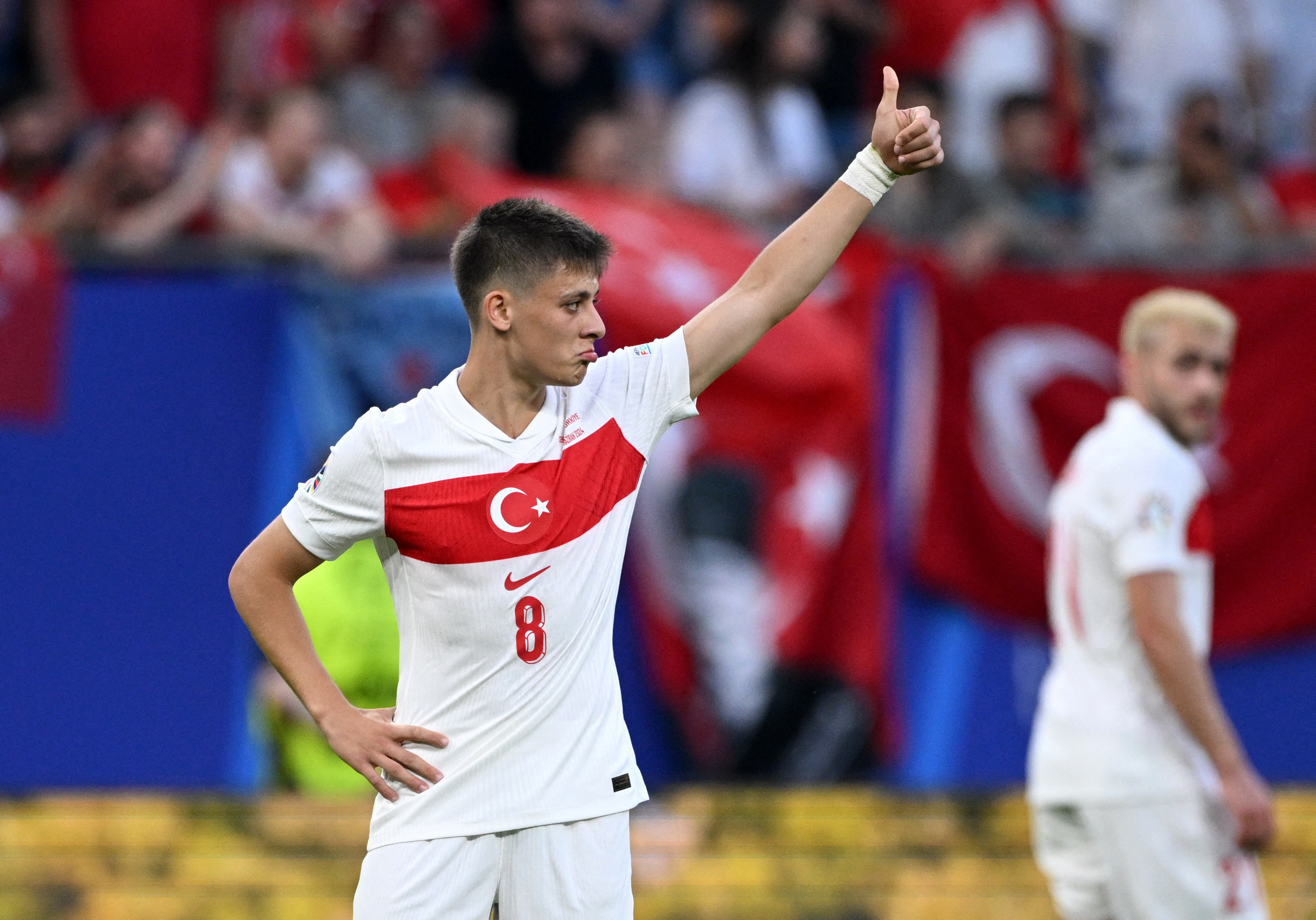 Soccer Football - Euro 2024 - Group F - Czech Republic v Turkey - Hamburg Volksparkstadion, Hamburg, Germany - June 26, 2024 Turkey's Arda Guler reacts REUTERS/Annegret Hilse