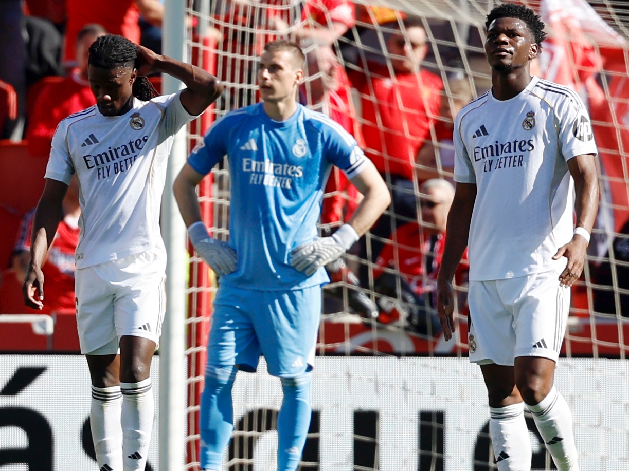 04/04/26 PARTIDO PRIMERA DIVISION MALLORCA REAL MADRID CAMAVINGA TRISTEZA TCHOUAMENI