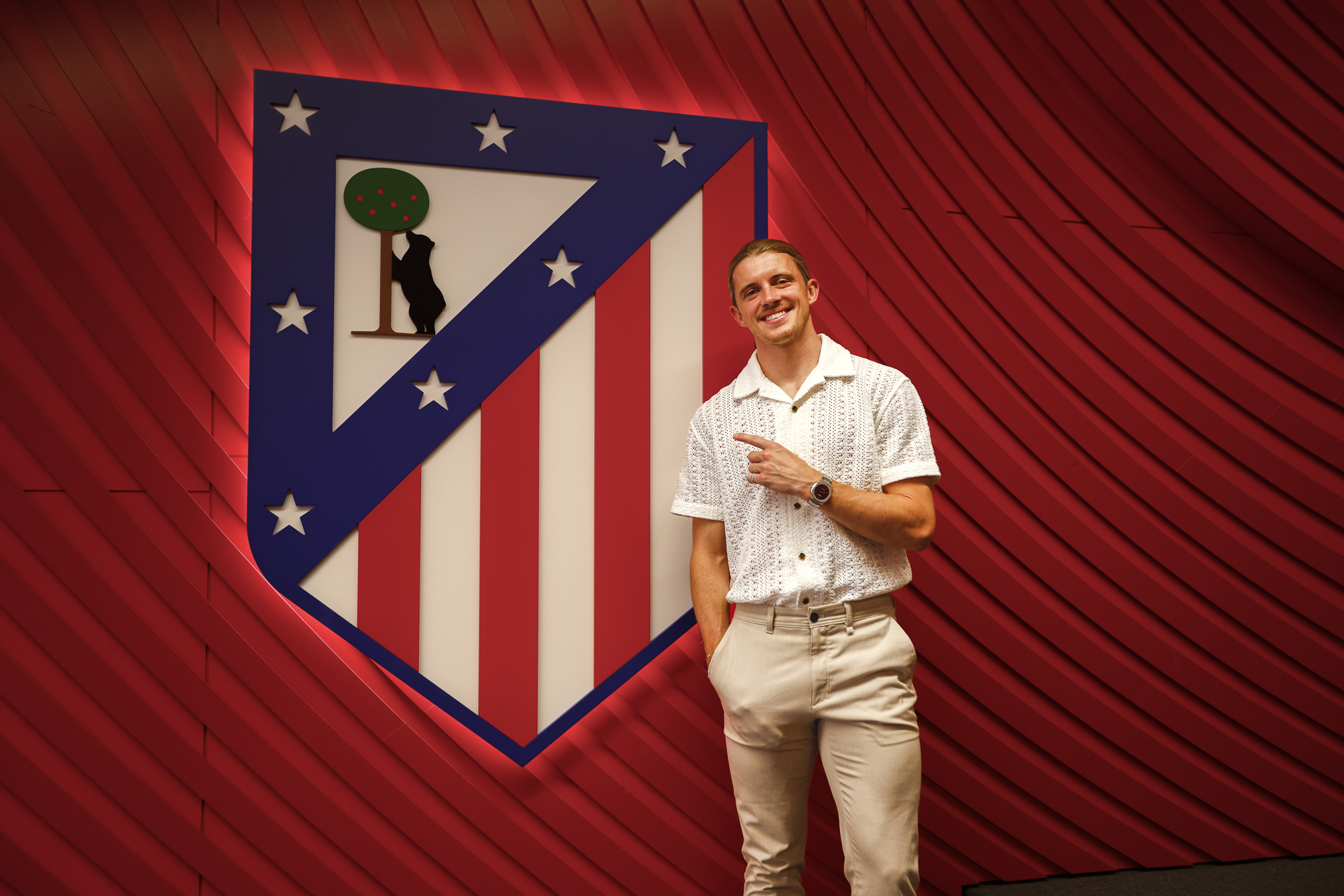 En directo, el Atleti presenta a Gallagher