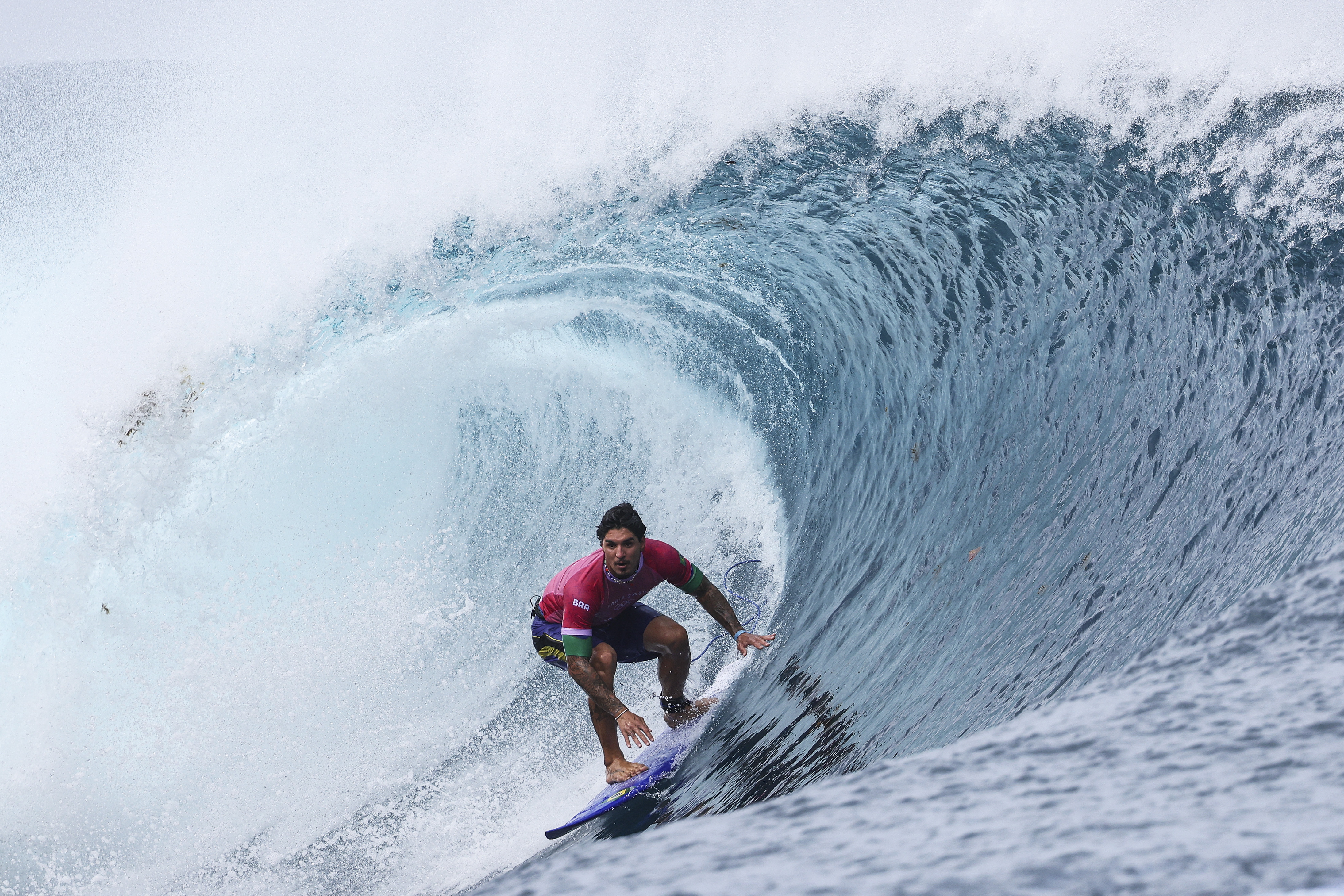 Jo Paris 2024 La Photo Spectaculaire Du Surfeur Gabriel Medina En