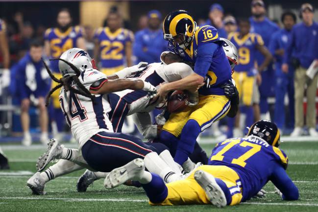 Patriots win sixth title in lowest scoring game in Super Bowl history - The  Boston Globe